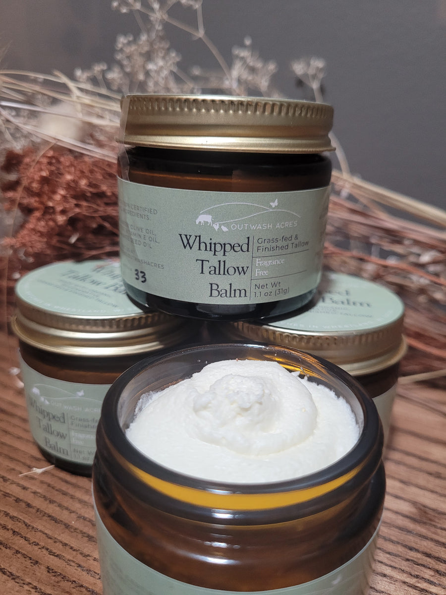 Organic Fragrance Free Whipped Tallow Balm