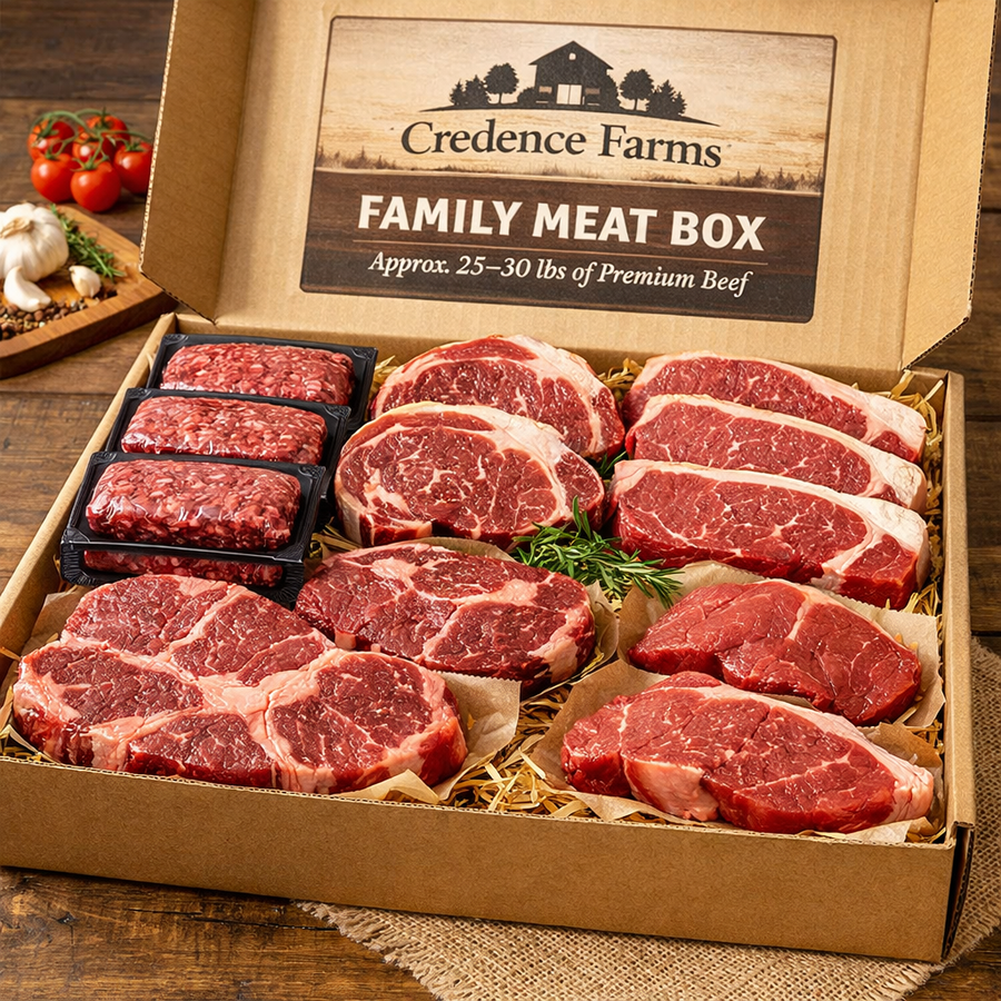 Credence Family Box – Stock Your Freezer the Right Way